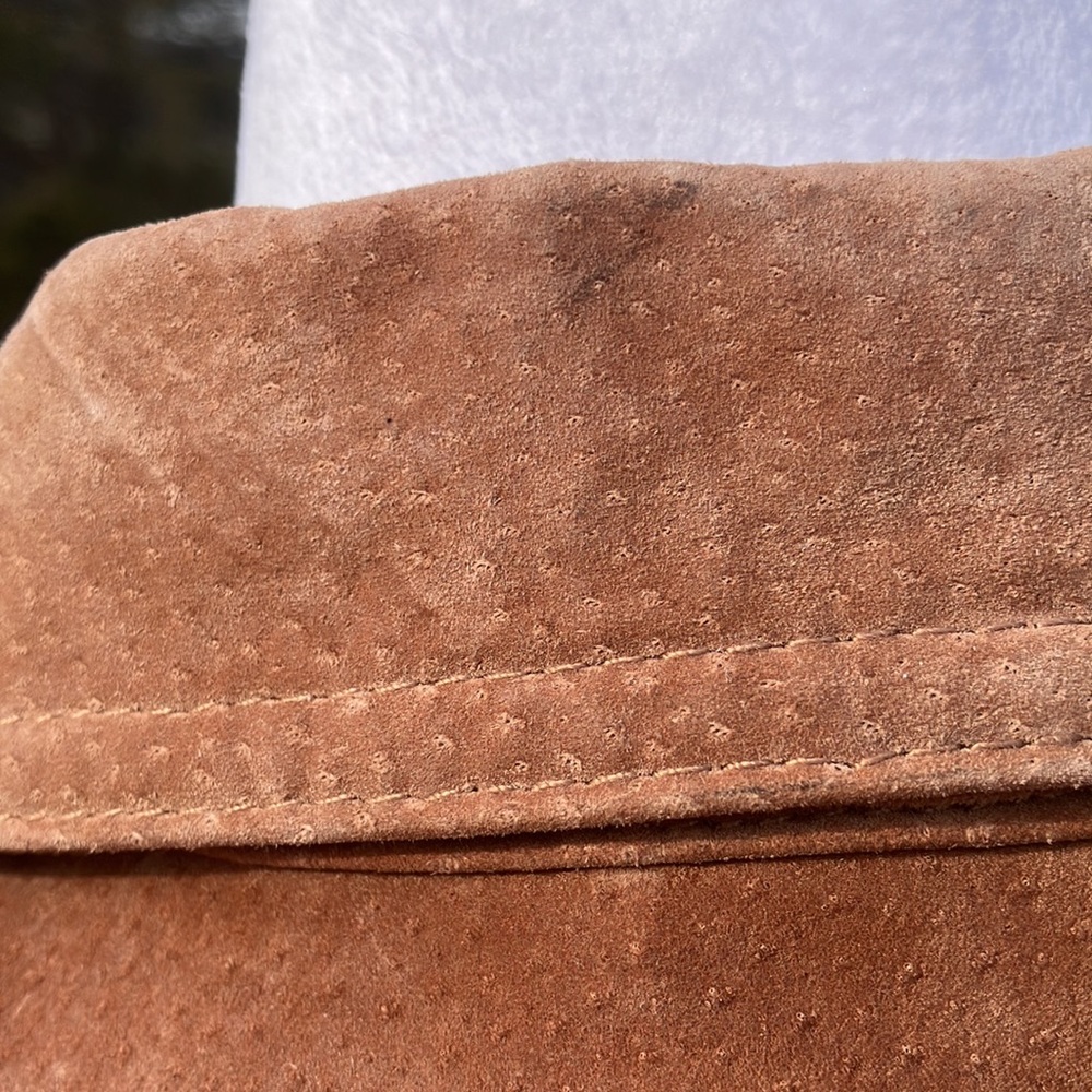 Textured 100% Leather Shacket - Picture 9 of 11